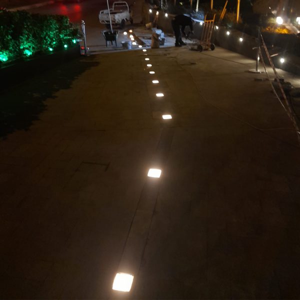10x10 Zemin Led, Zemin Aydınlatma, Ledli Taş