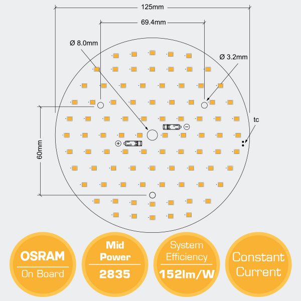 36W Downlight Led