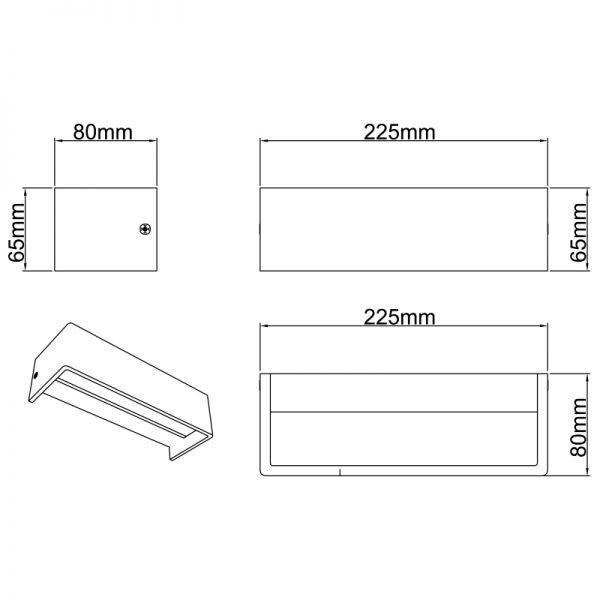 Duvar Aplik 6W Teknik